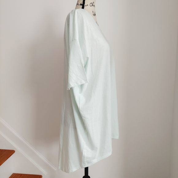 NWT LulaRoe Irma Mint Tunic Top Short Sleeve S - Picture 3 of 7